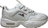 Ellesse - Mindy PU - Mt 40 - veter sneakers - hoge witte zolen - wit