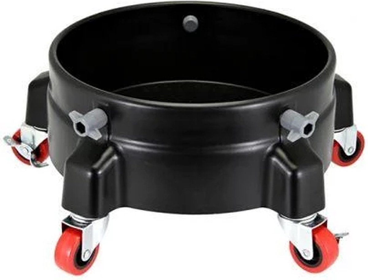 Goedkoopste Wagentje geschikt voor 20 Liter Wasemmer Professioneel - Trolley voor bucket - 5 Stevige wielen