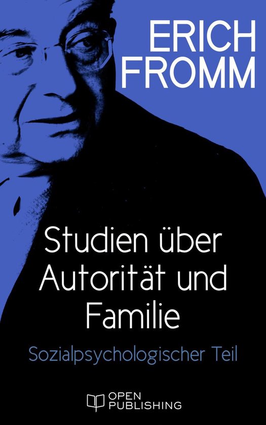 Studien über Autorität und Familie. Sozialpsychologischer  ... - cover