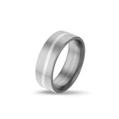 ring in titanium en zilver