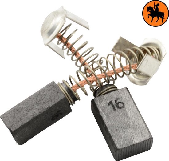Jeu de balais de charbon pour scie Hitachi C 7U - 7x11x17mm - Remplace 999043 & 999073