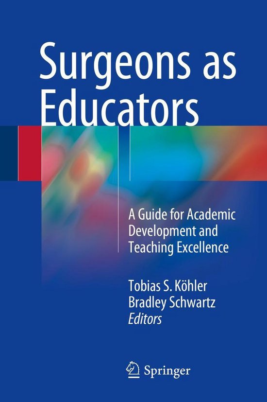 Surgeons as Educators - cover