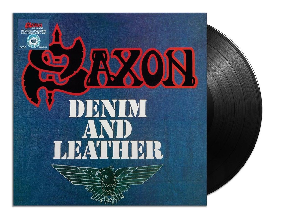 Saxon - Denim & Leather (LP) (Limited Edition) (Remastered) (Coloured Vinyl)
