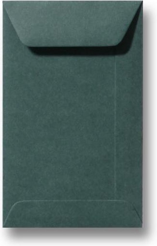 Enveloppe 6,5 X 10,5 Vert foncé, 100 pièces