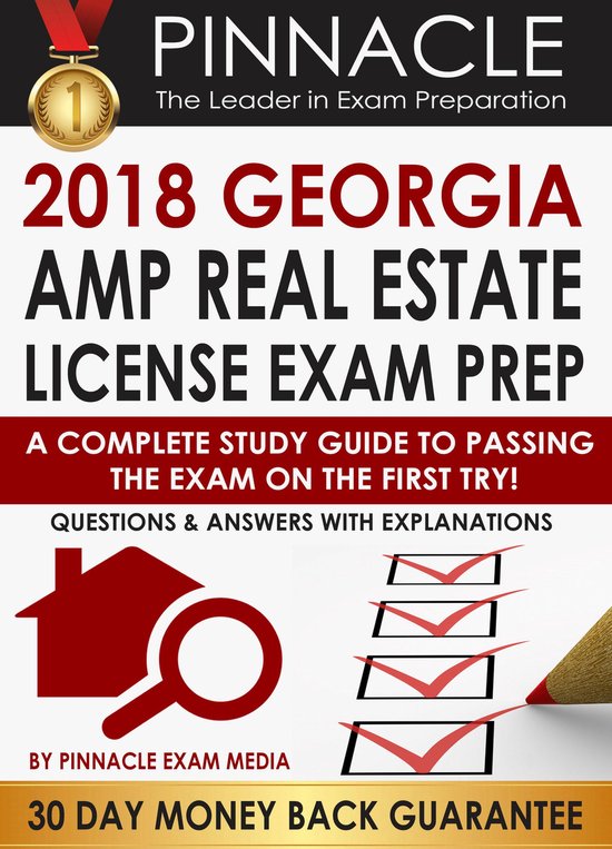 2018 GEORGIA AMP Real Estate License Exam Prep: A Complete S ... - cover