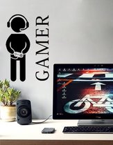 Gamer Sticker / Gamer Muursticker / Muurstickers Woonkamer / Slaapkamer / Game Sticker / Wanddecoratie / Muurdecoratie