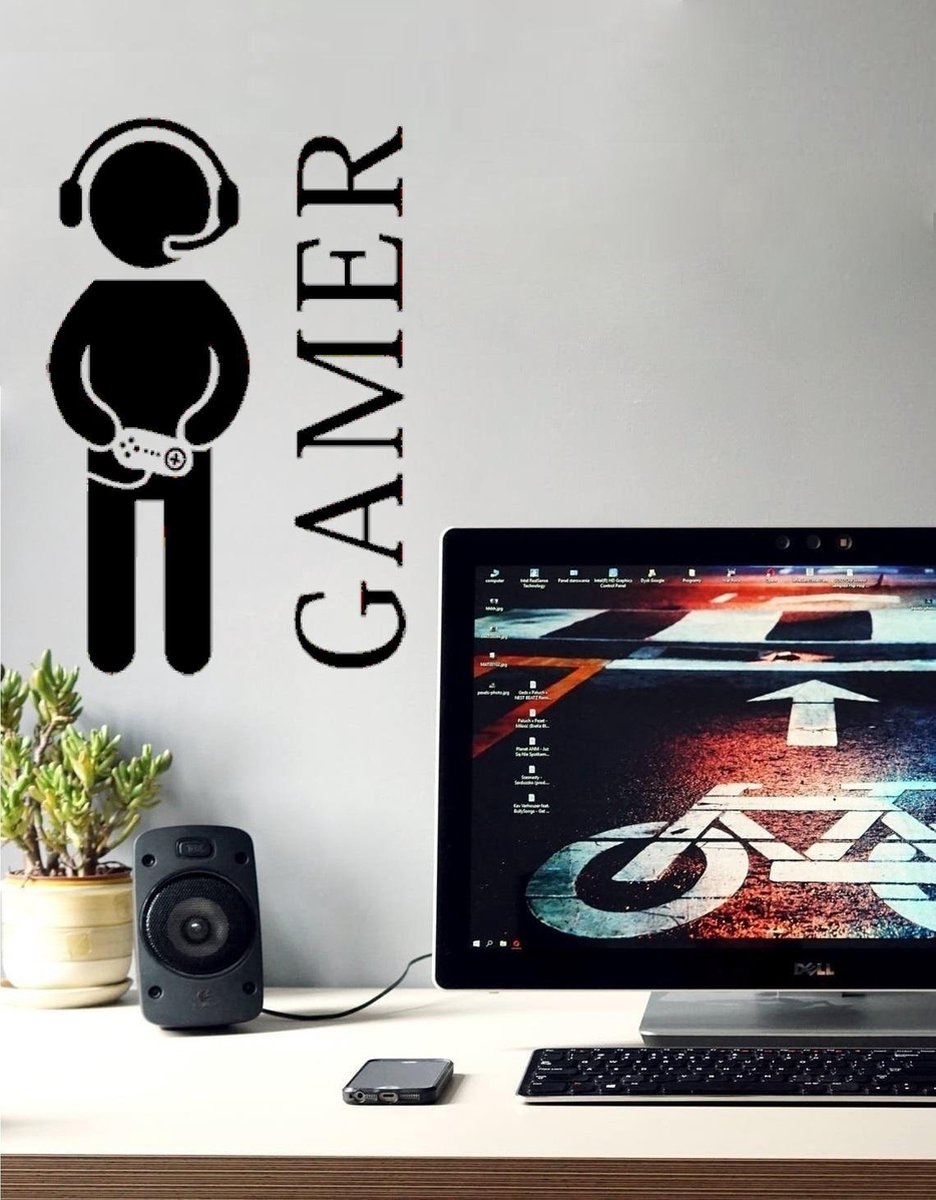 Gamer Sticker Gamer Muursticker Muurstickers Woonkamer Slaapkamer Game Sticker Bol Com