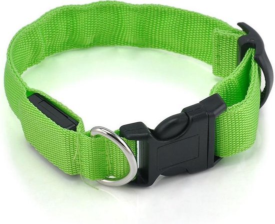 LED hondenriem, USB oplaadbare verstelbare pasvorm grootte, ultra heldere kleuren, knipperend licht, nachtzicht en veiligheid (groen LED hondenriem, USB oplaadbare verstelbare pasvorm grootte, ultra heldere kleuren, knipperend licht, nachtzicht en veiligheid (groen