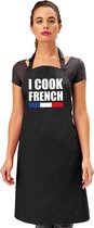 I cook French keukenschort dames en heren met Franse vlag - Frankrijk schort