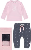 Noppies Meisjes Gift Set Roze Blauw - Maat 50