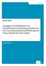 Strategien und Massnahmen zur Erschliessung von Kundenpotenzialen fur den Unternehmensbereich Webdesign der Firma Schmidt & Fuchs GmbH