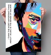 Poster WPAP Pop Art Thom Yorke - Radiohead