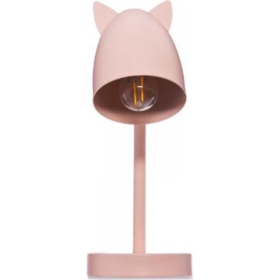 bol.com | Bureaulamp roze met oortjes