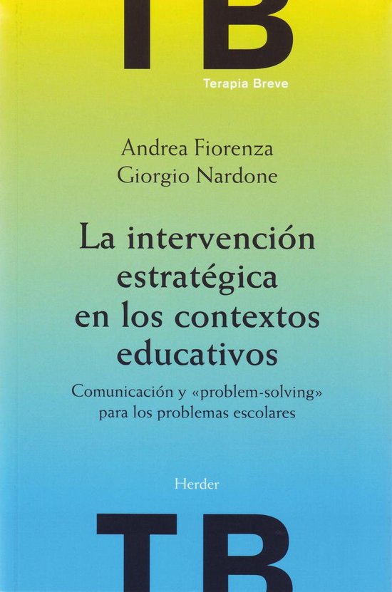 Foto: Terapia breve la intervenci n estrat gica en los contextos educativos