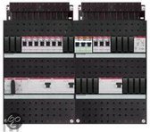 ABB groepenkast HAD343333-444KT+H44 3-fase groepenkast met 10 groepen 3 aardlekschakelaars beltrafo kracht kookgroep en hoofdschakelaar