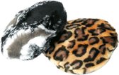 Flamingo Pluche Dotti - Hondenspeelgoed - 18 cm - Bruin;Zwart