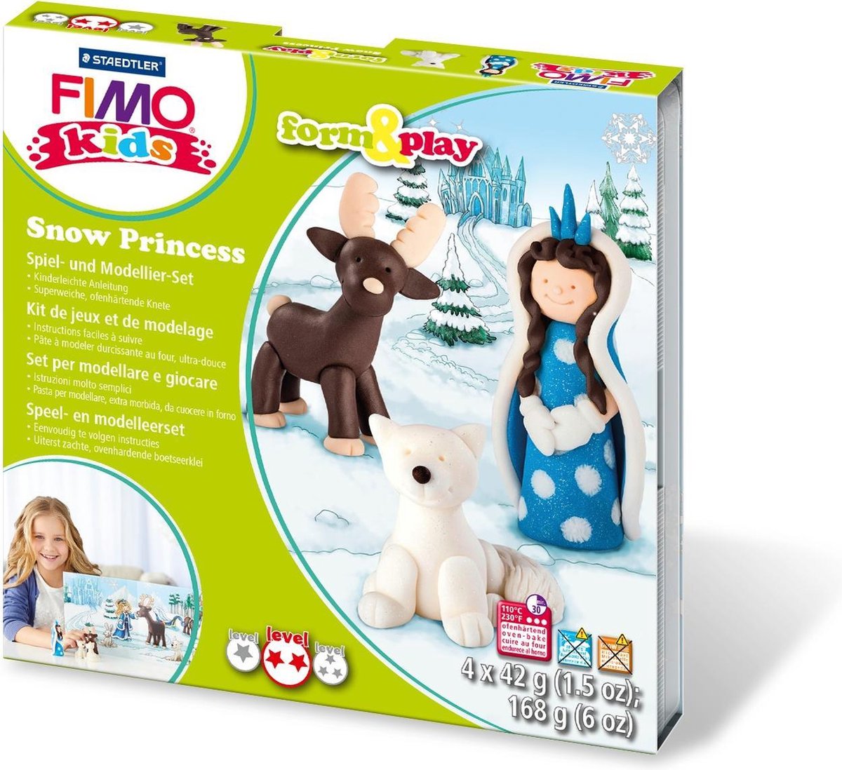 Fimo kids Form&Play "Sneeuwprinses"