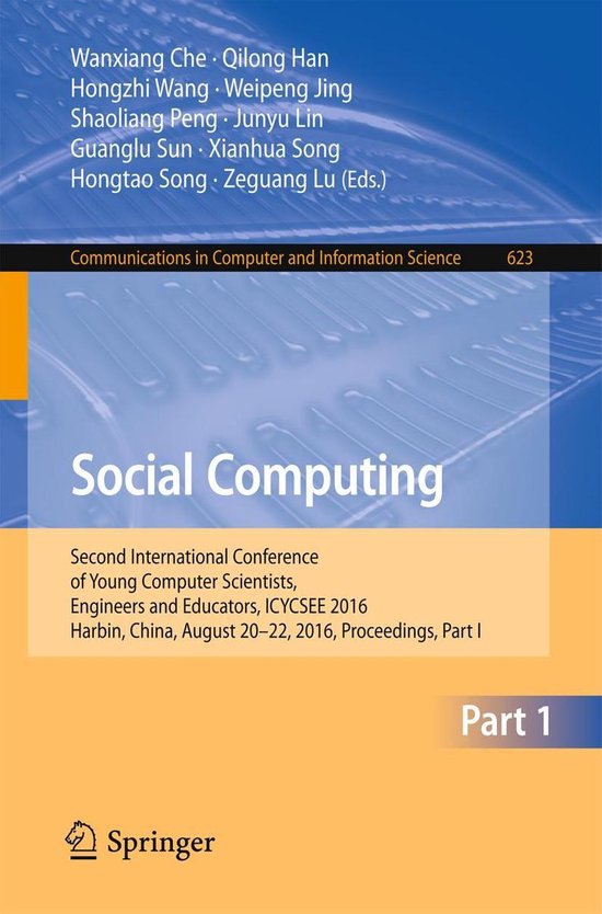 Springer Nature Proceedings Computer Science 1 - Social Comp ... - cover