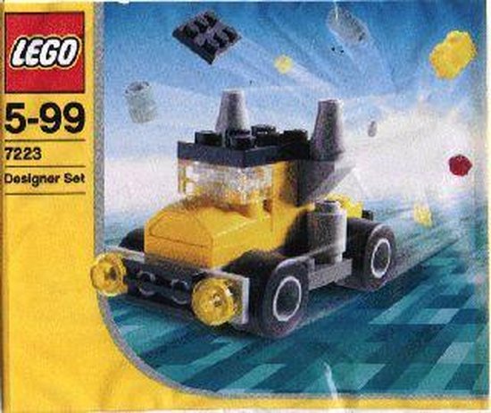 LEGO Gele Vrachtwagen (Polybag) - 7223