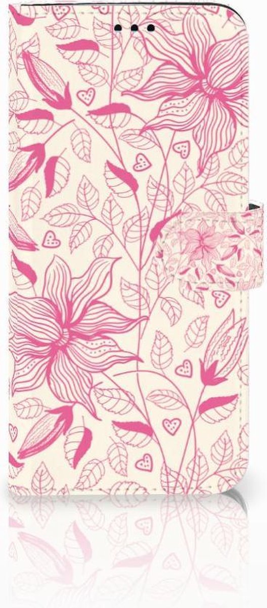 Samsung Galaxy S9 Plus Hoesje Pink Flowers