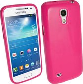 Galaxy S4 Mini  TPU  back case cover Hoesje Pink / Roze -