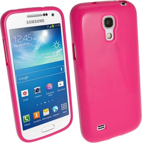 Coque arrière en TPU Galaxy S4 Mini Pink / Rose - | bol.