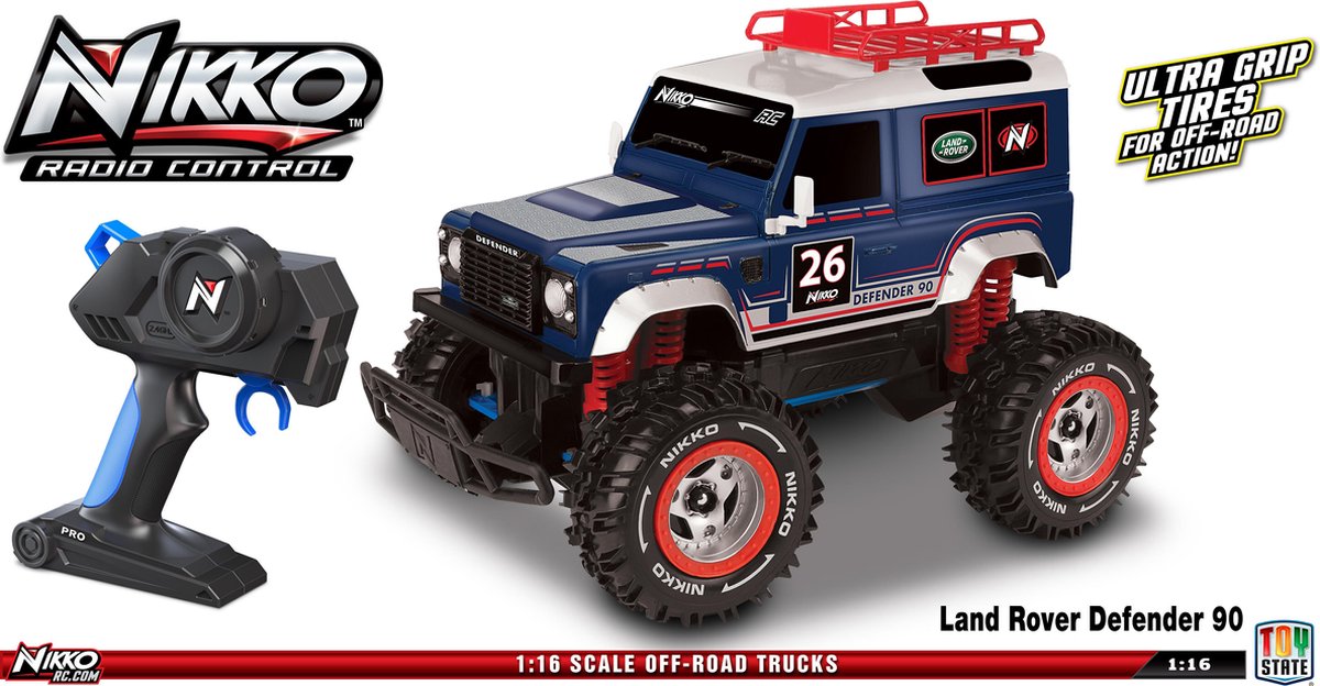 NIKKO 1/16 OFF road trucks pneu super adherents Land rover jeep EUR 62,00 - FR