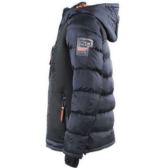 Geographical Norway Bombe Heren Comfortabele Herfst Winter Warme Parka - Waterdichte Jas Outdoor Bont Hooded Jacket - Winter Windjack Man, Kaki, XL