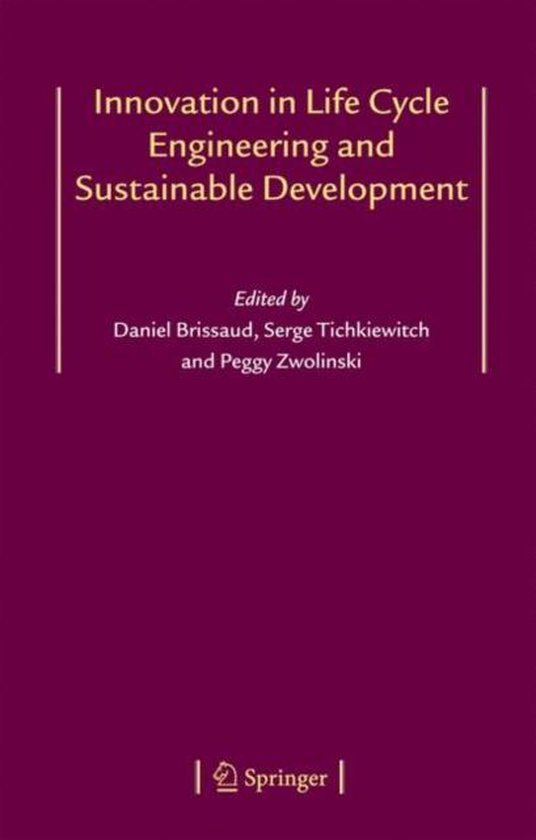 Innovation in Life Cycle Engineering and Sustainable Develop ... - cover