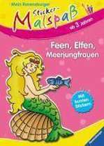 Mein Ravensburger Sticker-Malspaß. Feen, Elfen, Meerjungfrauen