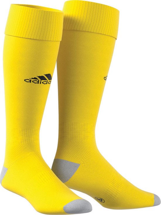 adidas Milano 16  Sportsokken - Maat 46-48 - Unisex - geel/zwart/grijs