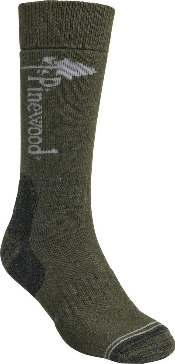 Pinewood Outdoor Sokken Pinewood Melange Lamswol 43/45 - Perfect voor Wandelen