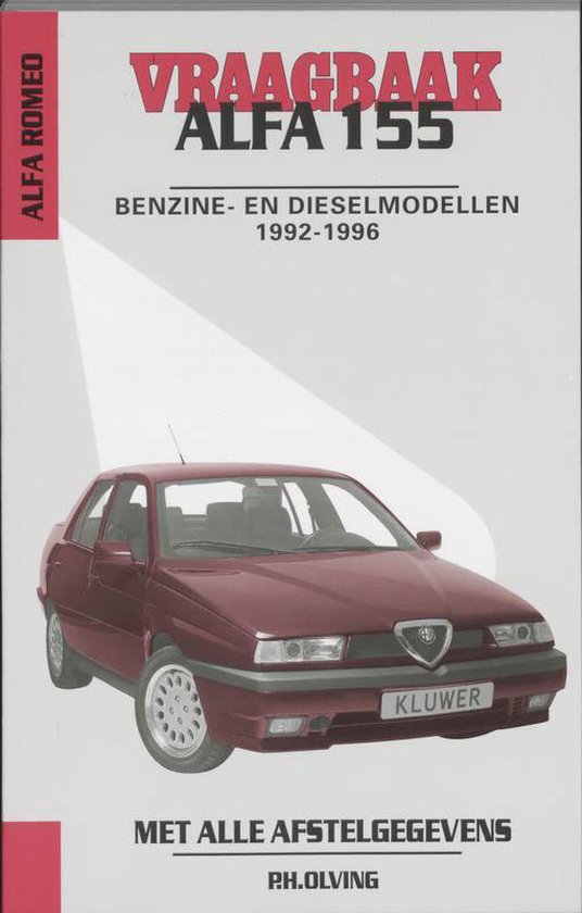 Cover van het boek 'Vraagbaak Alfa 155 / 1992-1996'