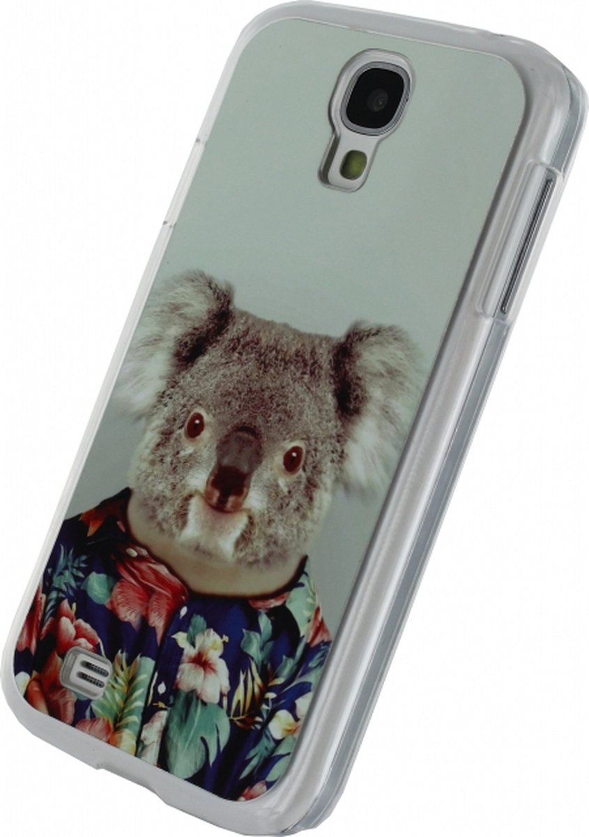 Samsung Galaxy S4 Hoesje - Xccess - Metal Plate Serie - Aluminium Backcover - Funny Koala - Hoesje Geschikt Voor Samsung Galaxy S4