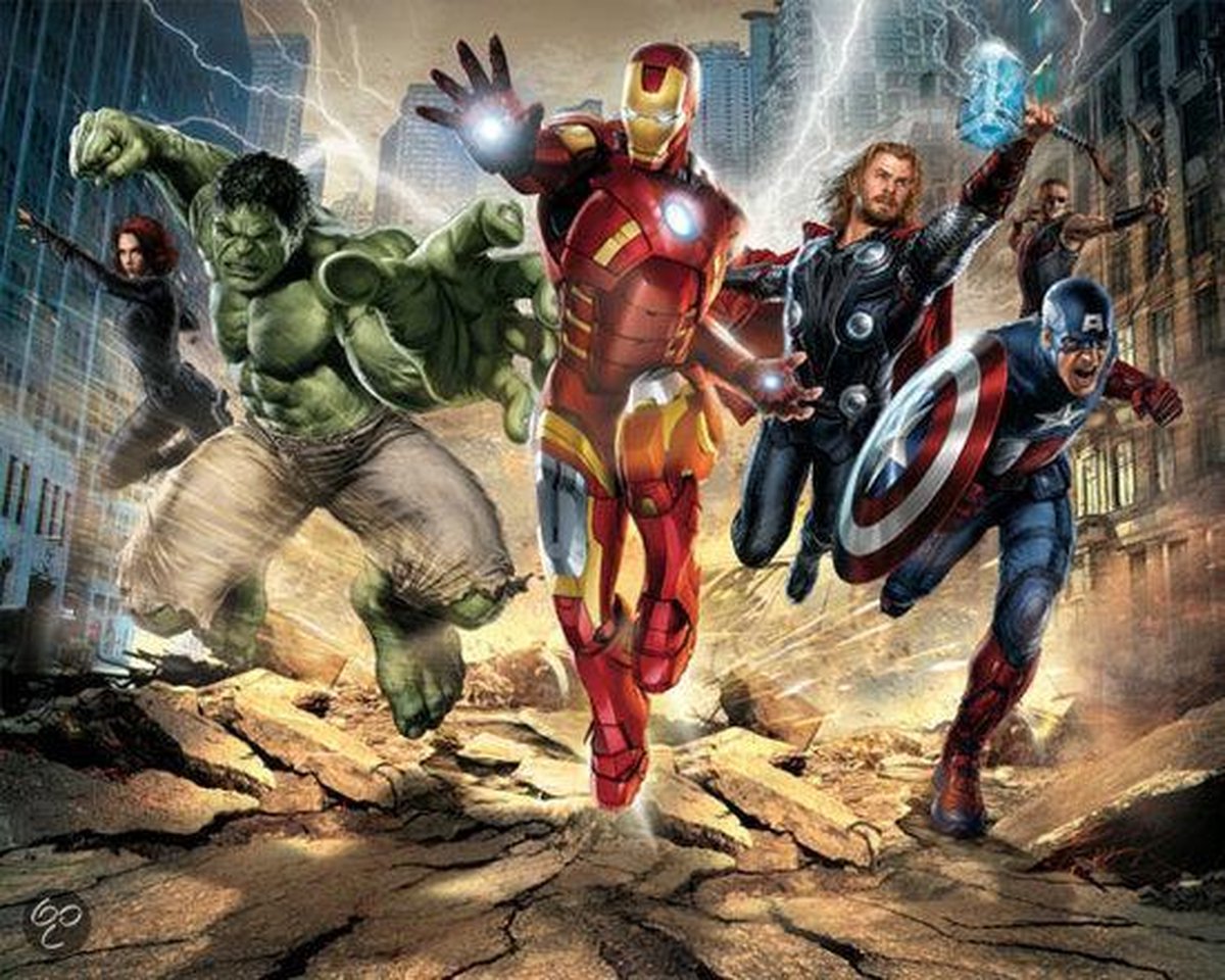 Walltastic Behang Walltastic Posterbehang The Avengers | bol.com