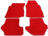PK Automotive tapis de voiture velours haut de gamme complet rouge Fiat Tempra 1990-2000