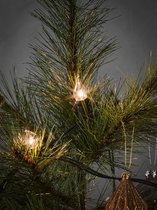 Konstsmide 1057 - Kerstboomverlichting - 20 vlamlampjes - 475 cm - rechte lijn - 230V - voor buiten - warmwit
