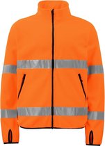 Projob 6327 Fleecejas Oranje/Zwart maat XL