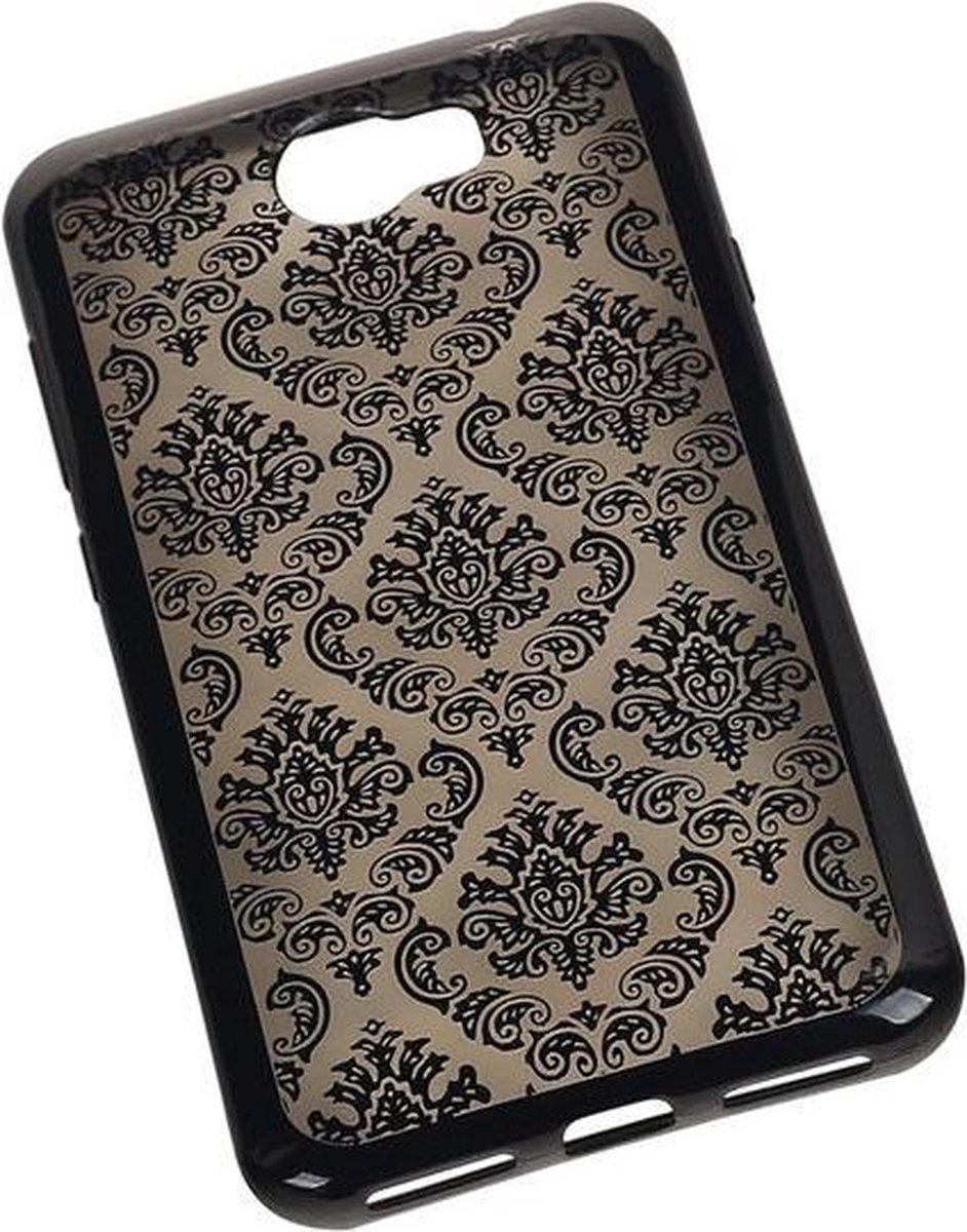 Zwart Brocant TPU back case cover hoesje voor Huawei Y5 II / Y5 2