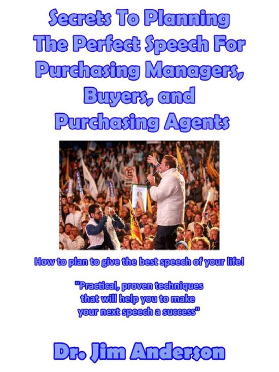 Secrets To Planning The Perfect Speech For Purchasing Manage ... - cover