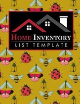 Home Inventory List Template