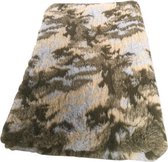 Topmast Vetbed - Hondendeken - Benchmat -puppykleed dierenmat - Camouflage groen Anti-Slip - 150x100 cm machinewasbaar