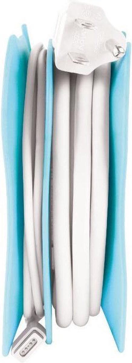 Quirky Powercurl for Apple Macbook - Kabelwikkel voor stroomadapters (85 Watt) Blauw