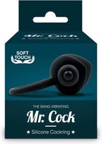 Mr Cock - The Bang - Vibrerend Silicone Cockring - Vibrator - Penisring - Zwart