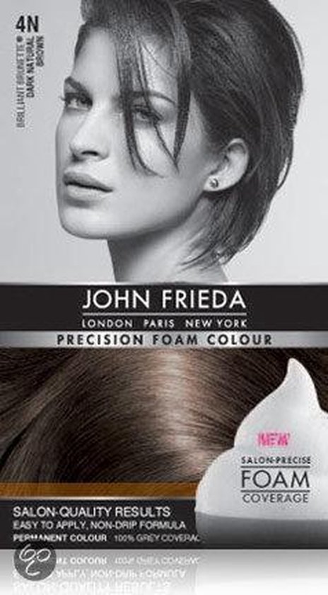 koppeling Voorbereiding Subtropisch John Frieda Precision Foam Colour 4N Dark Natural Brown | bol.com