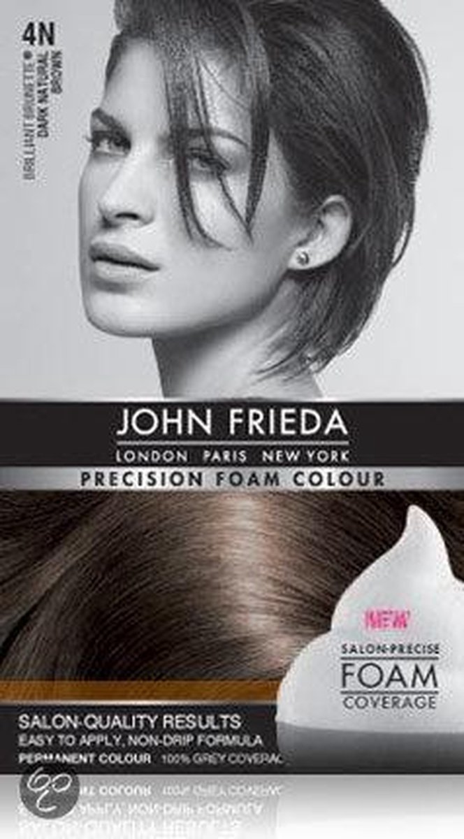 bereiken hoe vaak zak John Frieda Precision Foam Colour 4N Dark Natural Brown | bol.com