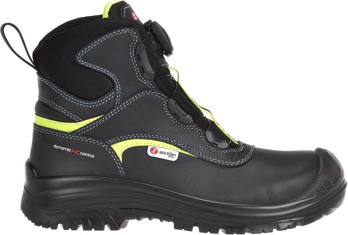 Sixton Roling BOA 81374-00 Hoog S3 + KN - Zwart/Geel - 45