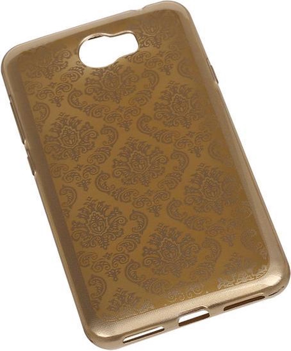 Goud Brocant TPU back case cover hoesje voor Huawei Y5 II / Y5 2