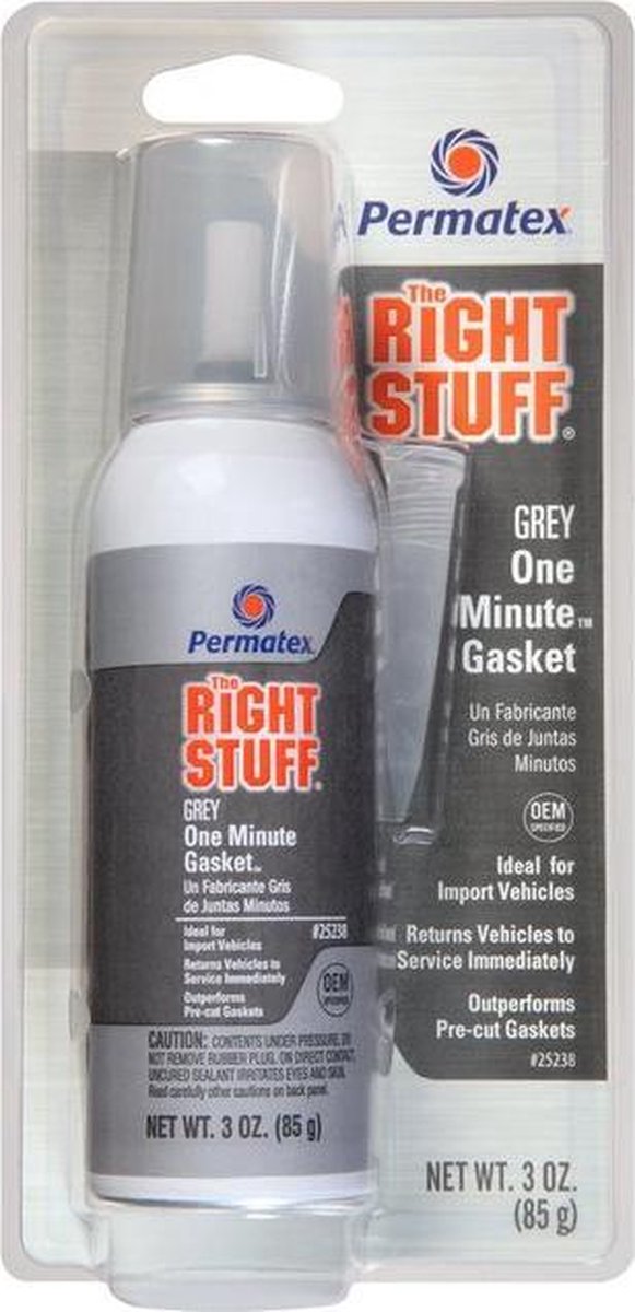Permatex® The Right Stuff® 1 Minute Gasket Grey Gasket Maker 25238