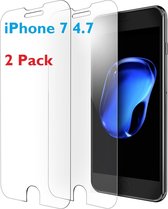 2 stuks- geschikt voor iPhone 7 / geschikt voor iPhone 8 (4.7 inch) Glazen tempered
